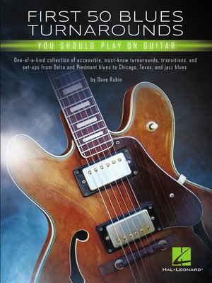 cover image of First 50 Blues Turnarounds You Should Play on Guitar